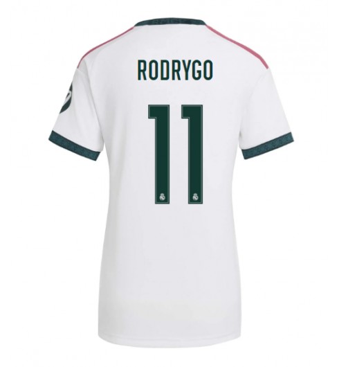 Real Madrid Rodrygo Goes #11 Hjemmedrakt Dame 2026-27 Korte ermer Real Madrid Rodrygo Goes #11 Hjemmedrakt Dame 2026-27 Korte ermer